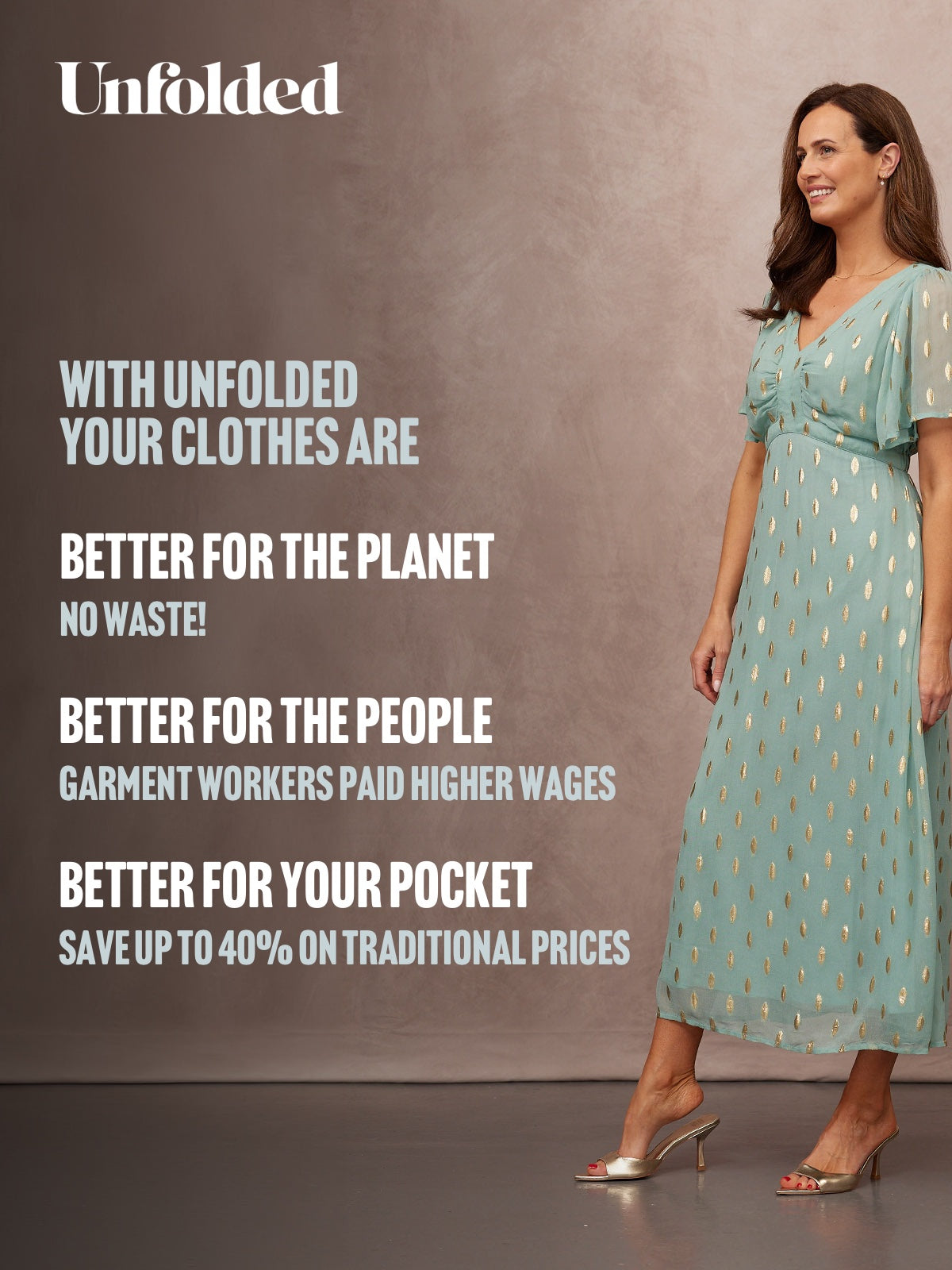 Helena Lurex Dress - Mint/Gold